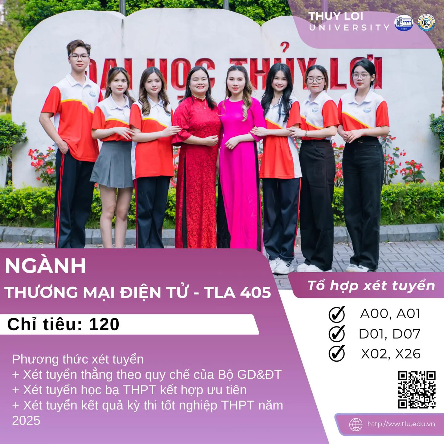 tuyển sinh ngành Thương mại điện tử Đại học Thủy Lợi
